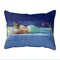 Betsy Drake Blue Mermaid Extra Large 20 X 24 Indoor / Outdoor Pillow